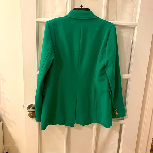Rachel Zoe Green Notch Neck Blazer Size Small - Picture 3 of 3